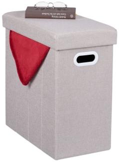 Sitzhocker mit Stauraum beige 10048867