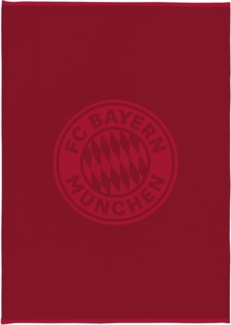FC Bayern München Frühstücksbrett FC Bayern München I Geschirrtuch I Küchentücher I 2er Set I Bordeaux, 100% Baumwolle