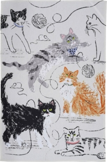 Ulster Weavers Geschirrtuch Feline Friends, (Set, 1-tlg, Set), perfekte Ergänzung für Ihre Küche, 100% Baumwolle, 48x74 cm