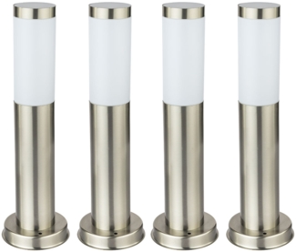 Vier elegante LED Stehleuchtung für den Außenbereich