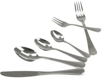 Solex Julia Besteckset 36 teilig für 6 Personen inklusive Cocktaillöffel
