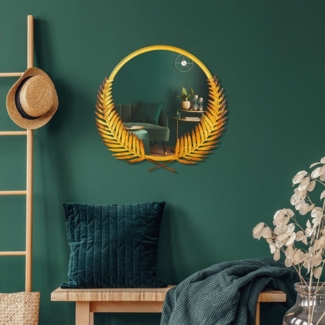 Skye Decor Wandspiegel 100% METAL (Thickness: 1,5 mm), 57 x 59 cm U1504