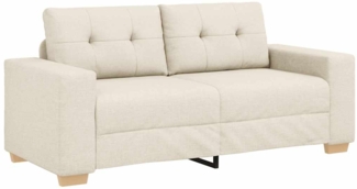 vidaXL Loveseat-Sofa Leinen 140 cm 4105087