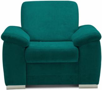Stylefy Barello Sessel Velours 90 x 100 x 87 cm Türkis