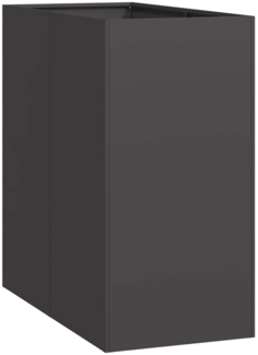 vidaXL Pflanzkübel Schwarz 40x80x80 cm Stahl 860773