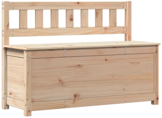 vidaXL Sitzbank 110x41x76,5 cm Massivholz Kiefer 823554