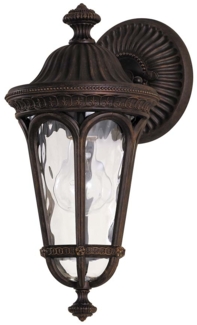 Außenleuchte, Wandlampe, ALU-Guss Wasserglas, H 34,3 cm