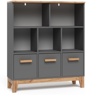 Kinderregal Malia Grau/Artisan 98.4 x 113.4 cm Vitalispa