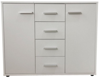 HTI-Living Sideboard Sideboard Nina mit 4 Schubladen Weiß (Stück, 1 St, 1 Sideboard), Kommode