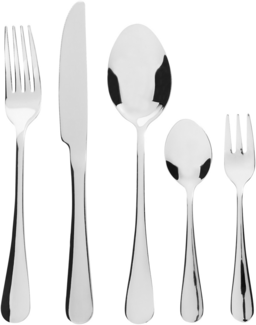 30-teiliges Besteckset FUSILLI Silber