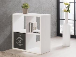 Regal/Würfel "Mareen II" Weiß, ca. 73 x 73 x 33 cm