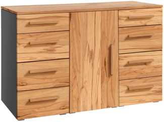 Hasena Kommode Incentro anthrazit Wildbuche natur, geölt zerlegt
