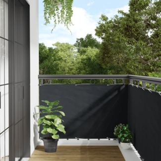 vidaXL Balkon-Sichtschutz Anthrazit 600x90 cm PVC 4005431