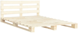 vidaXL Palettenbett Massivholz Kiefer 180×200 cm [285246]