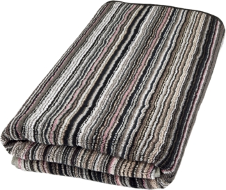 ROSS Saunatuch Missoni-Serie, Frottier (Packung, 1-St), aus feinster Baumwolle, dezente Streifen, Multifarben