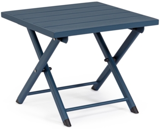 Gartenbeistelltisch Taylor aus Aluminium, Blau