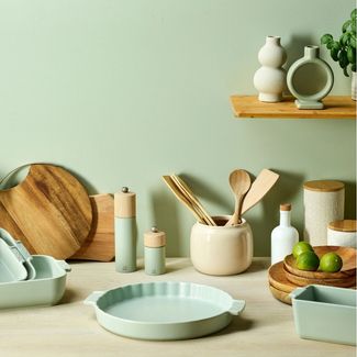 Peugeot Auflaufform rechteckig 40 cm Appolia salbeigrün