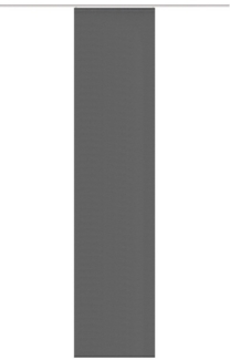 Schmidt Gard Schiebegardine Flächenvorhang BAMBUS 087103, schwarz, 245 x 60 cm, 100% Polyester