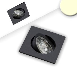 ISOLED LED Einbauleuchte Slim68 schwarz, eckig, 9W, warmweiß, dimmbar