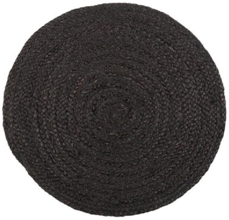 2x Platzmatte Tischset Platzset Untersetzer Schwarz 35cm Jute Ib Laursen 6599-24