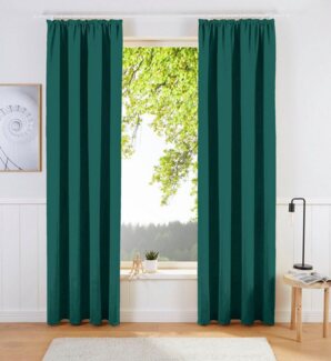 my home Gardine SOLA, Kräuselband (1 St), verdunkelnd, Polyester, Breite:130 cm oder 270 cm,1 Schal, einfarbig, Verdunkelung, Überbreite