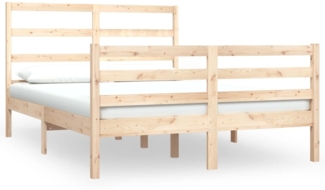 Massivholzbett Kiefer 135x190 cm 4FT6 Double [3104981]