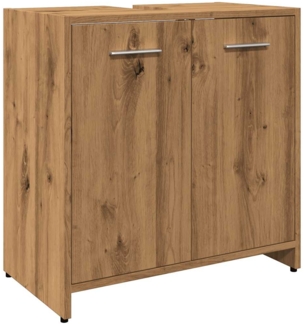 vidaXL Waschbeckenunterschrank Artisan-Eiche 60x33x60 cm 856040