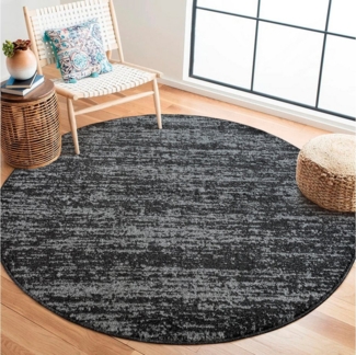 Sanat Teppich Oslo, rund, Höhe: 10 mm, Kurzflor, Wohnzimmer, Schlafzimmer, fussbodenheizungsgeeignet