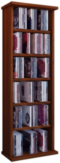 VCM CD-Regal Holz CD DVD Stand Regal Schrank Ständer Vostan, 1-tlg.