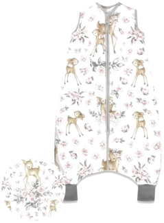 Kinderschlafsack mit Füßen Beinen Rehe 2.5 TOG