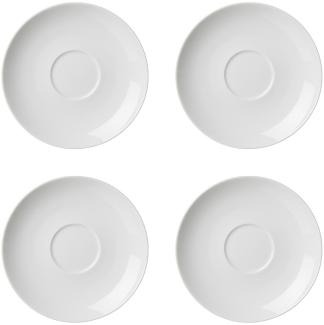 Ritzenhoff & Breker BIANCO Untertasse Cappuccino 4er Set