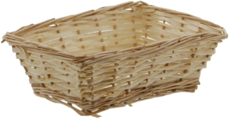 Schale Naturweiß Deko Aufbewahrung Obstschale Tisch Obstkorb Korb 26cm