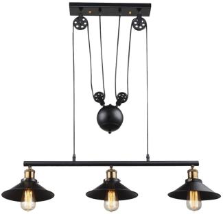 Landhaus Stil LED Hängeleuchte mit Höhenverstellung