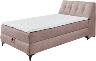 Boxbett >ATLANTIS 6< 120x200 cm Liegefläche, Bezug flamingo - 125x102x240cm (BxHxT)