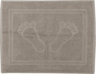 Casa Colori Duschmatte Frottier Duschvorleger 50x70 cm Uni einfarbig Farbwahl Füße, weich, strapazierfähig, 100% Baumwolle, quadratisch, Vorleger, uni einfarbig Füße