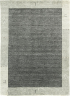 Morgenland Gabbeh Teppich - Indus - Tella - rechteckig - 300 x 200 - Grau