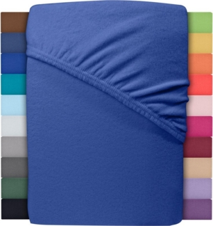 leevitex® Spannbettlaken für kalte Nächte – angenehm weich, passgenau, farbstark & pflegeleicht, Gummizug: Rundum, (1 Stück), OEKO-TEX zertifiziert, hautfreundlich, 40 cm Steghöhe, elastisch