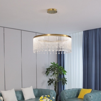 Eurotondisplay LED Pendelleuchte LED Pendelleuchte Hängelampe Fernbedienung dimmbar Farbton steubar, LED fest integriert, Kaltweiß- bis Warmweiß, Lichtfarbe und Helligkeit einstellbar