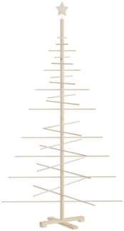 vidaXL Weihnachtsbaum Holz zum Schmücken 180 cm Massivholz Kiefer 357991