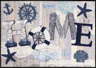 Salonloewe Fußmatte Fußmatte "Home Maritim", eckig, Höhe: 7 mm, Motiv