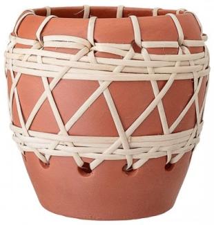 Bloomingville Deko-Blumentopf Terracotta Jute (16,5x17cm) 82045337