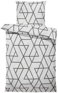 One Home Bettwäsche Geometrisch, Mikrofaser, 2 teilig, Grafisch und modern Übergröße
