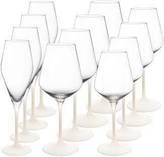 Villeroy & Boch Manufacture Rock Blanc Wein- und Sektgläser Set 12-teilig