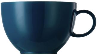 Thomas Sunny Day Teetasse, Obertasse, Porzellan, Petrol Blue / Blau, Spülmaschinenfest, 200 ml, 14642