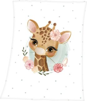 Baby Best Giraffe Microfaser Flauschdecke 75x100 cm