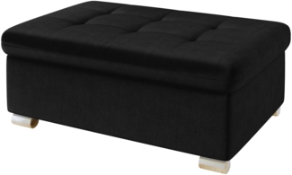 Polsterhocker Niko Groß (Farbe: Magic Velvet 2219)