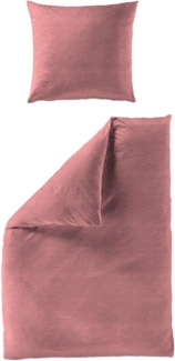 BIERBAUM Bettwäsche Chic Uni, Seersucker, 2 teilig, Schickes Unidesign: Modern und elegant für jedes Schlafzimmer
