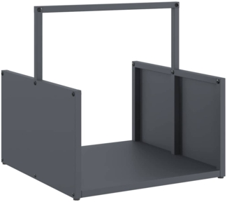 vidaXL Brennholzregal Anthrazit 40x40x40 cm Kaltgewalzter Stahl 864273