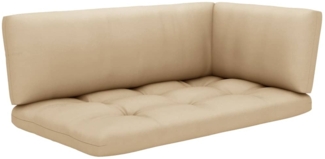 vidaXL 6-tlg. Paletten-Lounge-Set Grau Imprägniertes Kiefernholz 3066844