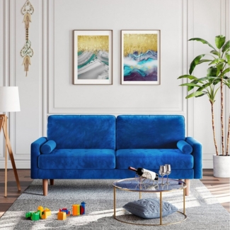 Vesgantti Sofa 3 Sitzer Sofa Gästesofa Modern Couch 176cm verlängern 2er Sitzsofa